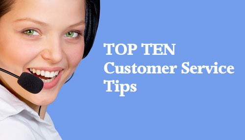 Customer service tips