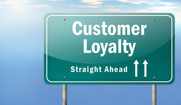 Loyal customers sign