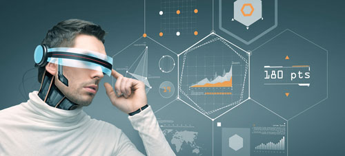 Virtual realty glasses