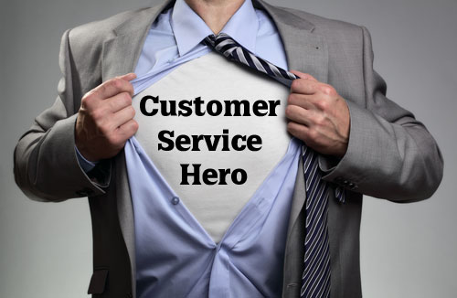 Customer service hero