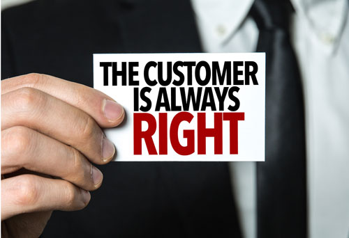 Customer is always right