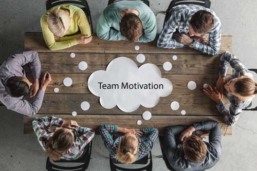 motivational team meeting