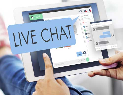 Live chat software