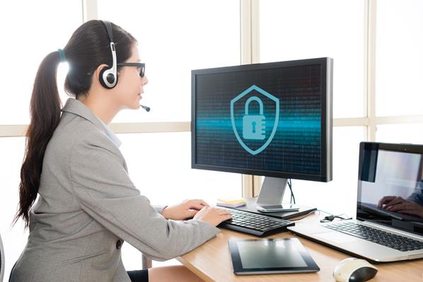 Agent using secure call center