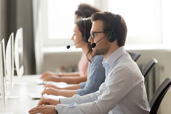 Call center agents 