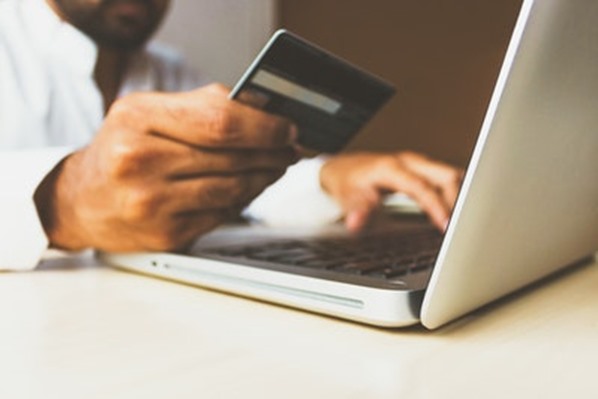 Online shopping with a credit card