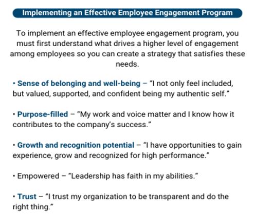 Employee Engagement Program
