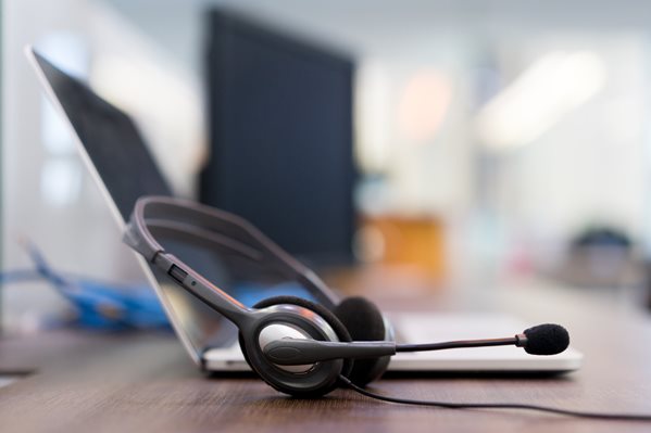 Call center headset