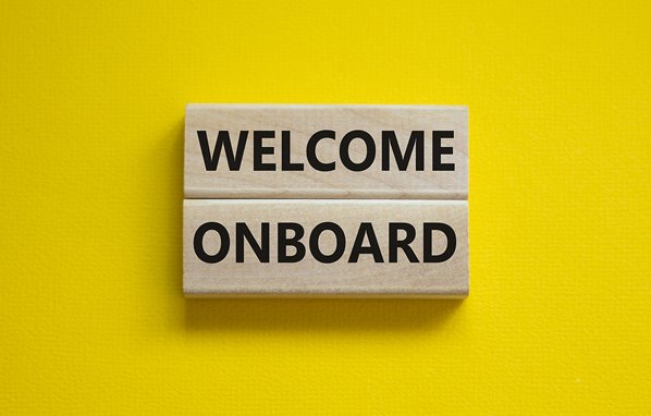 Welcome onboard sign