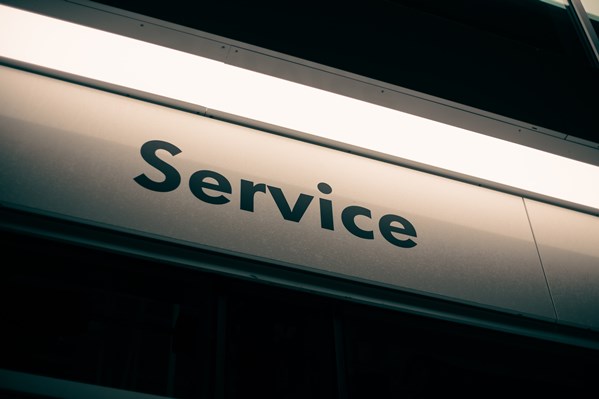 Service sign