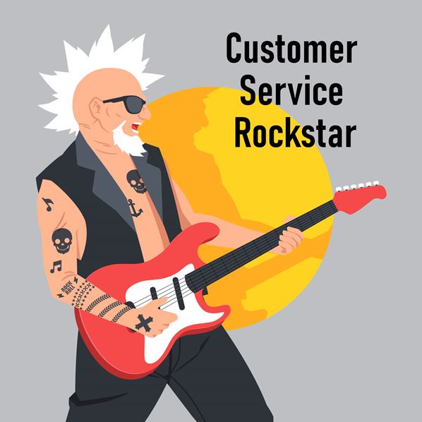 Customer service rockstar