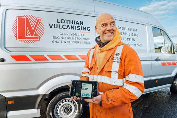 Lothian Vulcanising Services using BigChange mobile app