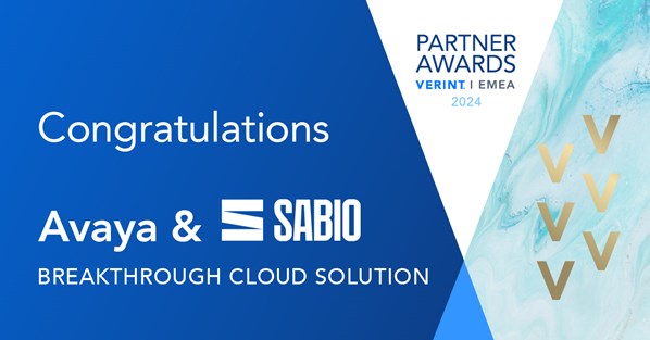 Sabio, Avaya, Verint cloud partner