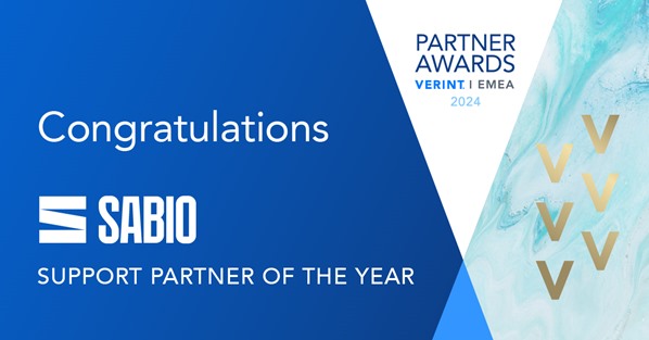 Sabio, Support Partner of the Year Award