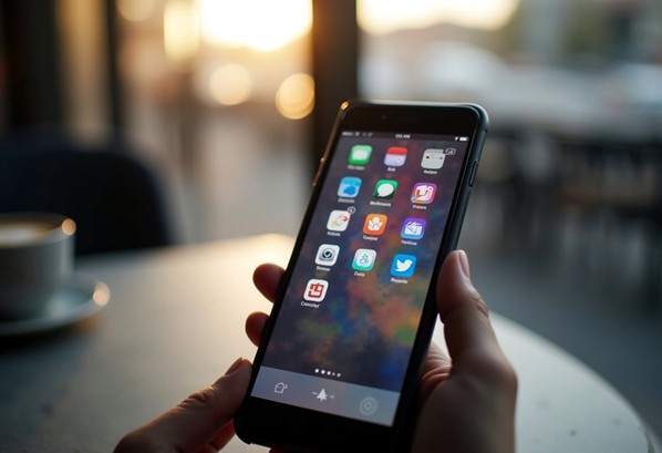 Apps on a mobile phone