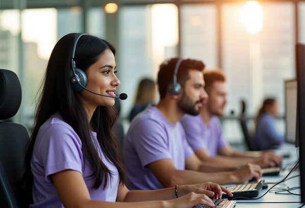 Customer service team