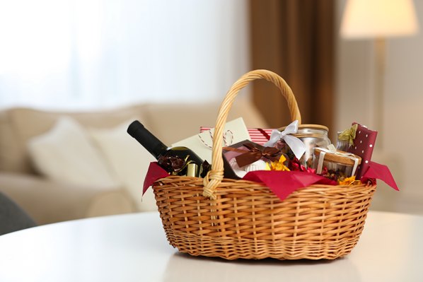 Holiday gift basket