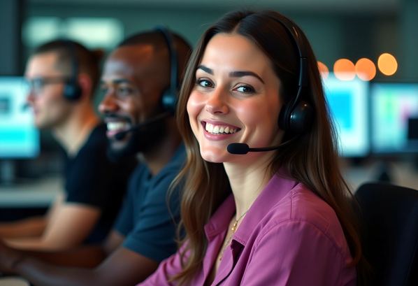 Multi-cultural customer support team