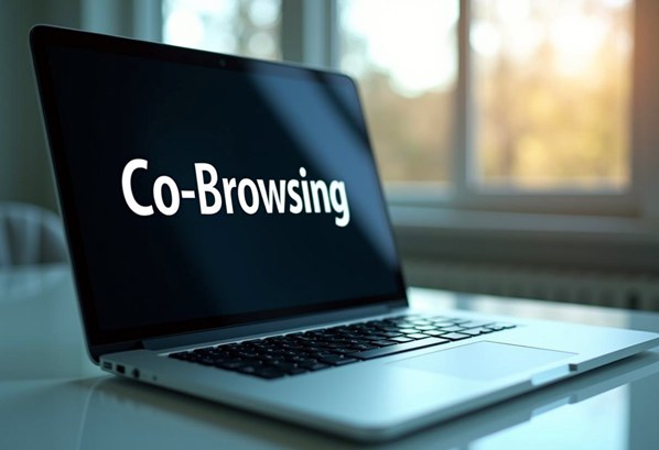 Co-browsing computer
