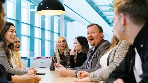 Managment colleagues in the office