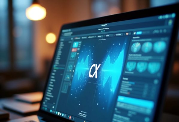 Two CX softwares joining on a computer screen