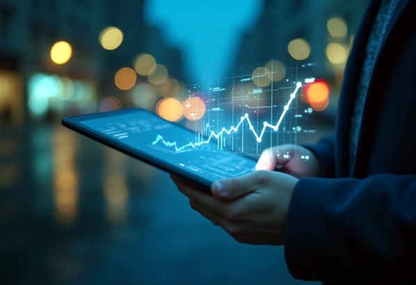 Upward graph on a tablet